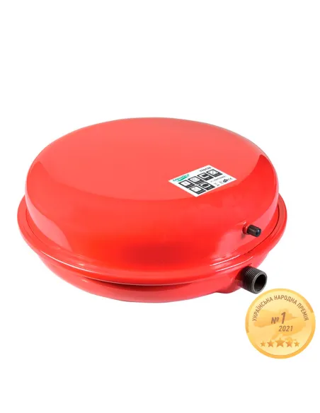 Розширювальний бачок Aquatica 779132 FT8 8 літрів для системи опалення, плоский - 1 Розширювальний бачок Aquatica 779132 FT8 8 літрів для системи опалення, плоский - 1