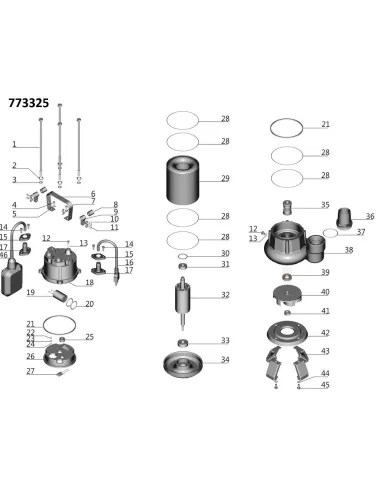 Дренажный насос Aquatica 773325 V1100F 1.1кВт  - 3