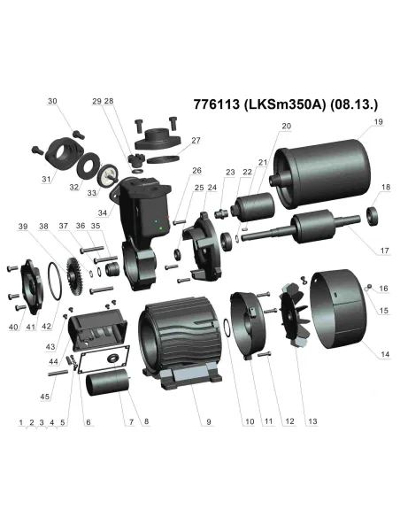 Насосна станція Leo 776113 LKSm350A 0.35кВт, 1л - 4