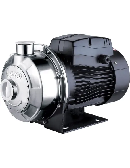 Поверхностный насос центробежный Leo 775517 AMSm120/1.1 нержавеющая сталь - 1
