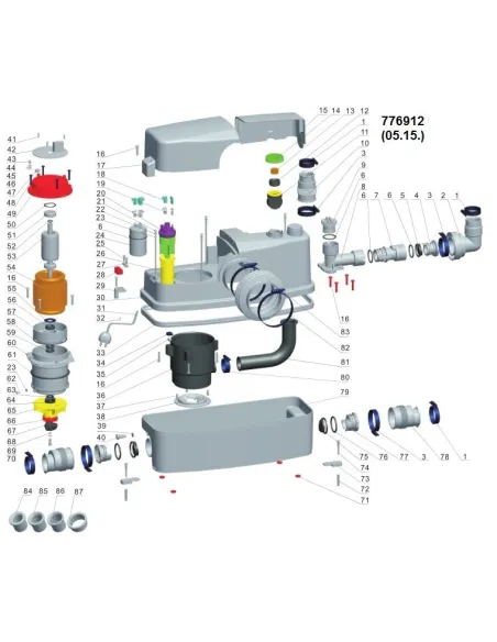 Канализационная установка Leo 776912 сололифт, 0.6кВт - 3