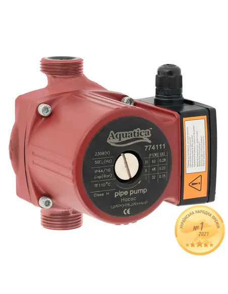 Циркуляционный насос Aquatica 774142 GPD32-8S/180 245Вт, 200л/мин, 180мм - 1