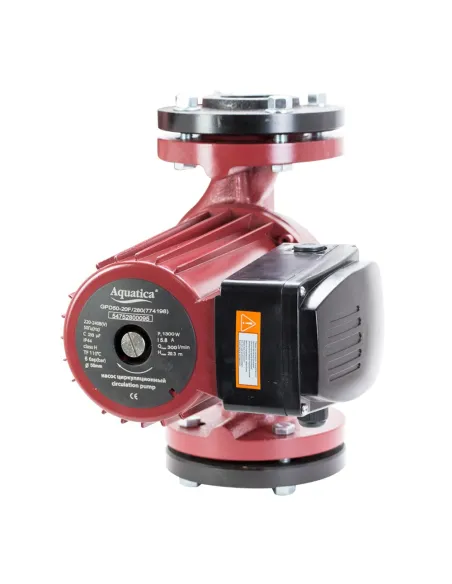 Циркуляционный насос Aquatica 774168 GPD50-12F/280 1кВт, 300л/мин, DN50 280мм, ответный фланец - 2