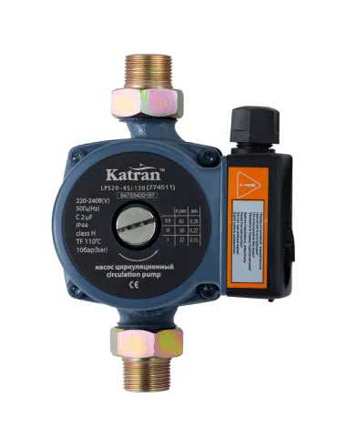 Циркуляційний насос Wetron 774511 LPS20-4S/130 65Вт, 63л/хв, 130мм - 2