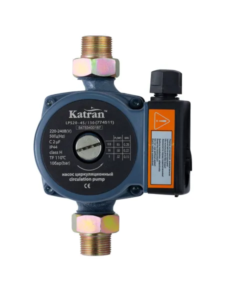 Циркуляційний насос Wetron 774511 LPS20-4S/130 65Вт, 63л/хв, 130мм - 2