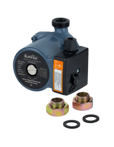 Циркуляційний насос Wetron 774511 LPS20-4S/130 65Вт, 63л/хв, 130мм - 5