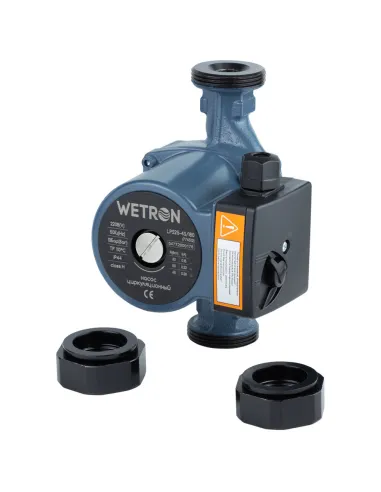 Циркуляційний насос Wetron 774512 LPS25-4S/180 65Вт, 63л/хв, 180мм - 5