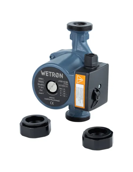 Циркуляційний насос Wetron 774512 LPS25-4S/180 65Вт, 63л/хв, 180мм - 5
