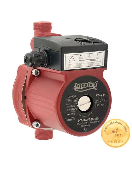 Насос для підвищення тиску Aquatica 774711 GPD15-9A/160 120Вт, 30л/хв, 160мм - 1