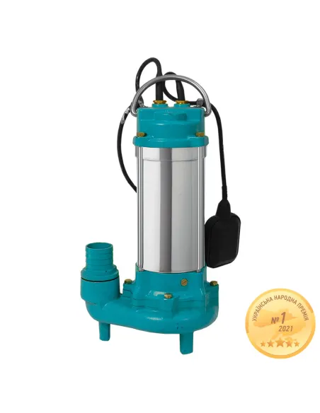 Фекальный насос Aquatica 773434 WQD7-16-1.5QGF 1.5 кВт, с режущим механизмом - 1 Фекальный насос Aquatica 773434 WQD7-16-1.5QGF 1.5 кВт, с режущим механизмом - 1