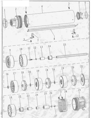 Скважинный насос Dongyin 777143 4SDm6/14, 1.5 кВт - 4