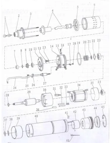 Скважинный насос Dongyin 777214 4QGD1.5-120-1.1, шнековый - 3