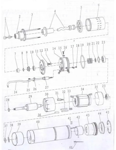 Скважинный насос Dongyin 777214 4QGD1.5-120-1.1, шнековый - 3