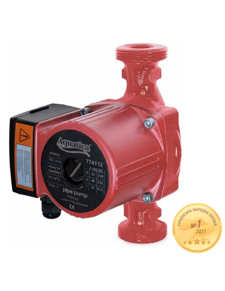 Циркуляционный насос Aquatica 774134 GPD32-6S/180 100 Вт - 1