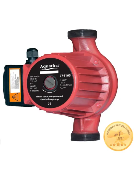 Циркуляційний насос Aquatica 774163 GPD32-12/220 0.5кВт - 1