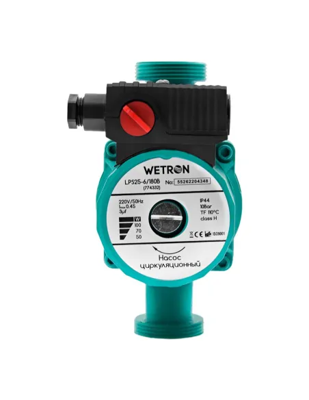 Циркуляційний насос Wetron 774332 LPS25-6/180G 100 Вт - 3 Циркуляційний насос Wetron 774332 LPS25-6/180G 100 Вт - 3