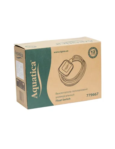 Поплавковий вимикач Aquatica 779667 FS2x3m універсальний, кабель 5 метрів - 2