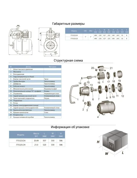 Насосна станція Leo 775325/24 - 2