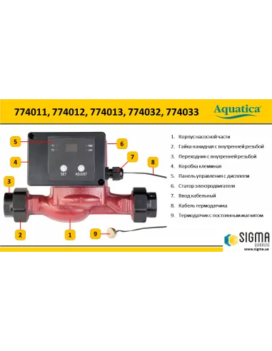 Циркуляційний насос Аquatica 774033 - 8