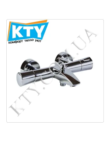 Змішувач для ванни Kludi Zenta 351010538 (душ, термостат) - 1