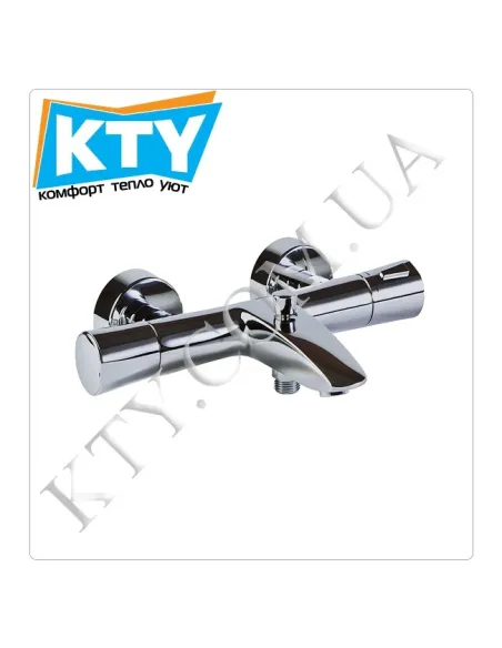 Змішувач для ванни Kludi Zenta 351010538 (душ, термостат) - 1