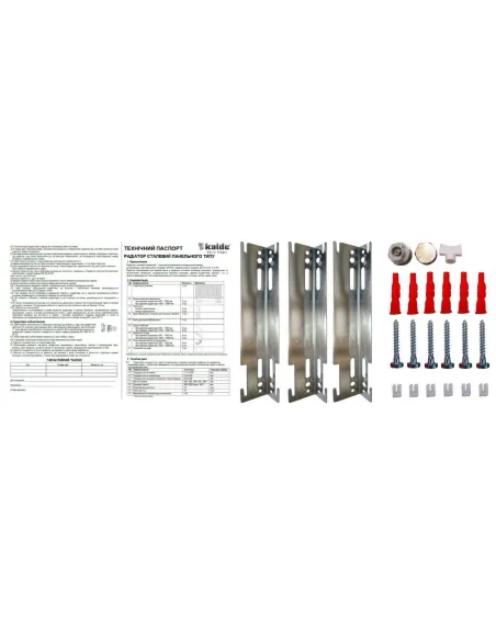 Радиатор стальной Kalde 600x2000 мм (22 тип, боковой, 5275 Вт) - 2