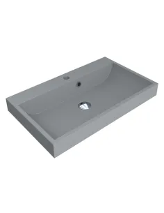 Умивальник для ванної Miraggio Varna 700 Mirastone Gray, 416х694х126 мм - 1