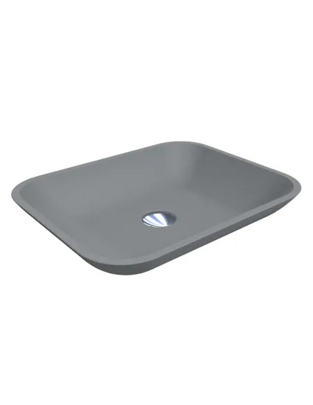 Умивальник для ванної Miraggio Marteen Mirastone Gray, 401х499х90 мм - 1