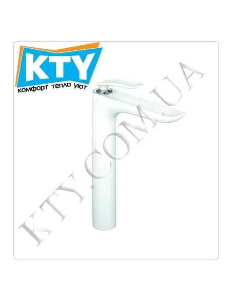 Смеситель для умывальника Kludi Balans 522989175 (белый) - 1
