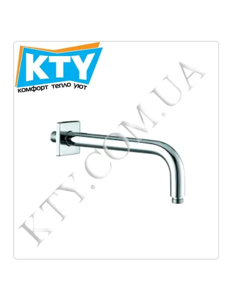 Кронштейн для верхней душевой лейки Kludi A-Qas 665330500 (25 см, квадрат) - 1