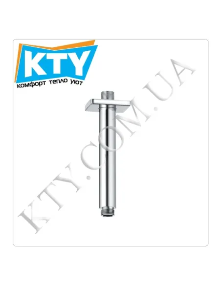 Кронштейн для душу Kludi A-Qas 6653505-00 (квадрат, стельовий) - 1