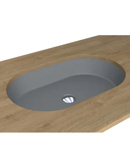 Умивальник для ванної Miraggio Rome Mirastone Gray, 351х550х108 мм - 1