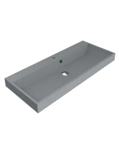 Умывальник для ванной Miraggio Varna 1000 Mirastone Gray, 418х994х125 мм - 1