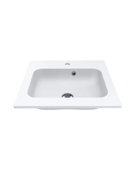 Умивальник для ванної Miraggio Della 500 Mirasoft, 451х501х134 мм - 4