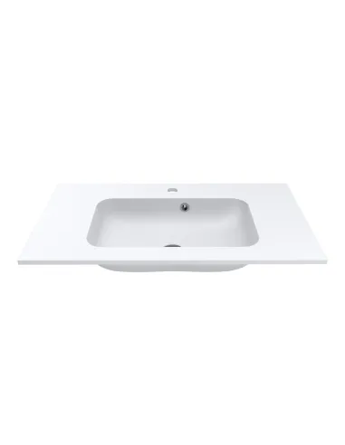 Умивальник для ванної Miraggio Della 800 Mirasoft, 451х801х134 мм - 4