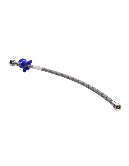 Шланг водяний Solomon HS30 1/2х1/2 ст 1,5 м, нержавіюча сталь - 3