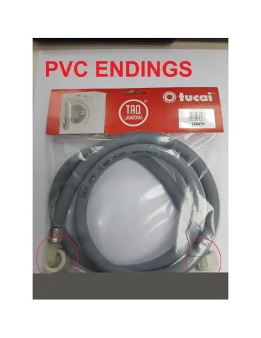 Шланг заливу для пральної машини Tucai 206380 3 м, пластикова гайка, 3/4 - 2