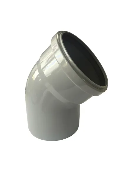 Колено для внутренней канализации VS Plast 110/45 - 1