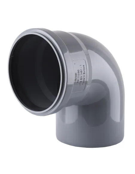 Коліно для внутрішньої каналізації VS Plast 110/90 - 1