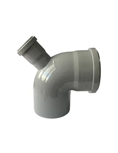 Колено для внутренней канализации VS Plast 110/90 (с отводом 50/67) - 3