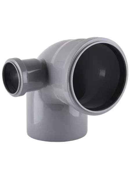 Коліно для внутрішньої каналізації VS Plast 110-50/90 (ліве) - 1