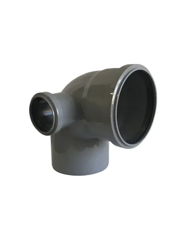 Коліно для внутрішньої каналізації VS Plast 110-50/90 (ліве) - 3