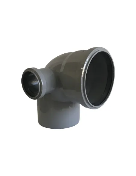 Коліно для внутрішньої каналізації VS Plast 110-50/90 (ліве) - 3
