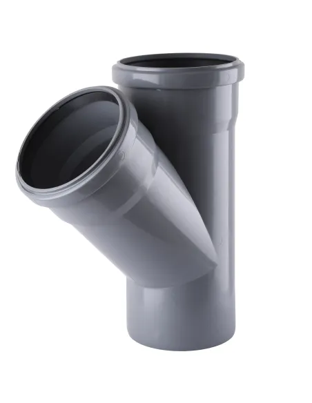 Трійник для внутрішньої каналізації VS Plast 110х110/45 - 1
