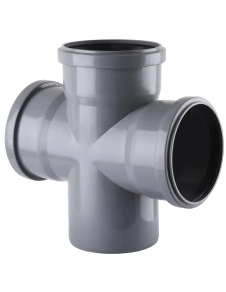 Крестовина для внутренней канализации VS Plast 110х110х110/90 - 1