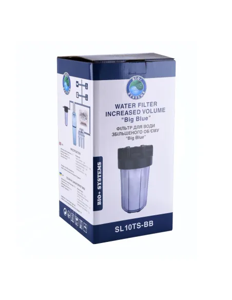 Фильтр-колба Bіо+ systems SL10TS-BB Big Blue 10 1дюйм, прозрачная - 4