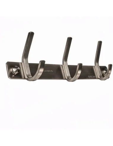 Планка с крючками Globus Lux SQ9435-3 (3х2, нержавіюча сталь-SUS304) - 3