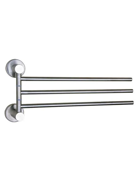 Полотенцетримач Globus Lux SS8431-3 (потрійний, поворотний, 35см, нержавіюча сталь-SUS304) - 2