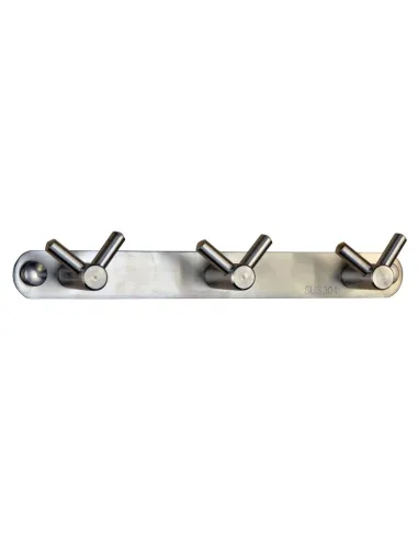 Планка с крючками из нержавеющей стали Globus Lux SS 8435-3 3х2 - 2