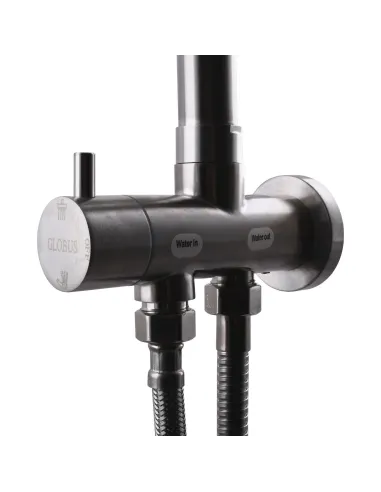 Душевая колонна из нержавеющей стали Globus Lux SB-BAR-0101 Alpen с душевым набором - 4